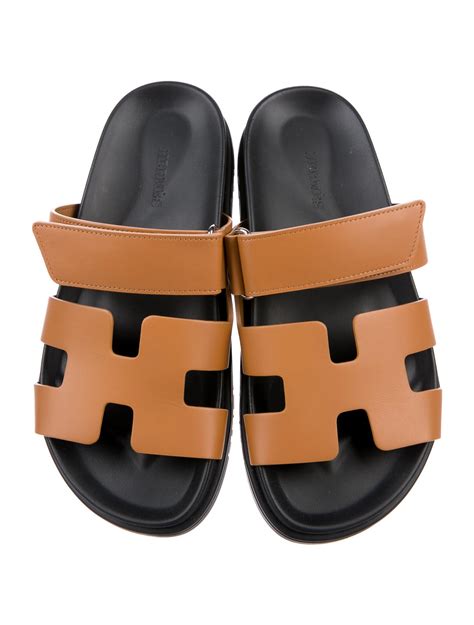 hermes tan slides|hermes australia sandals.